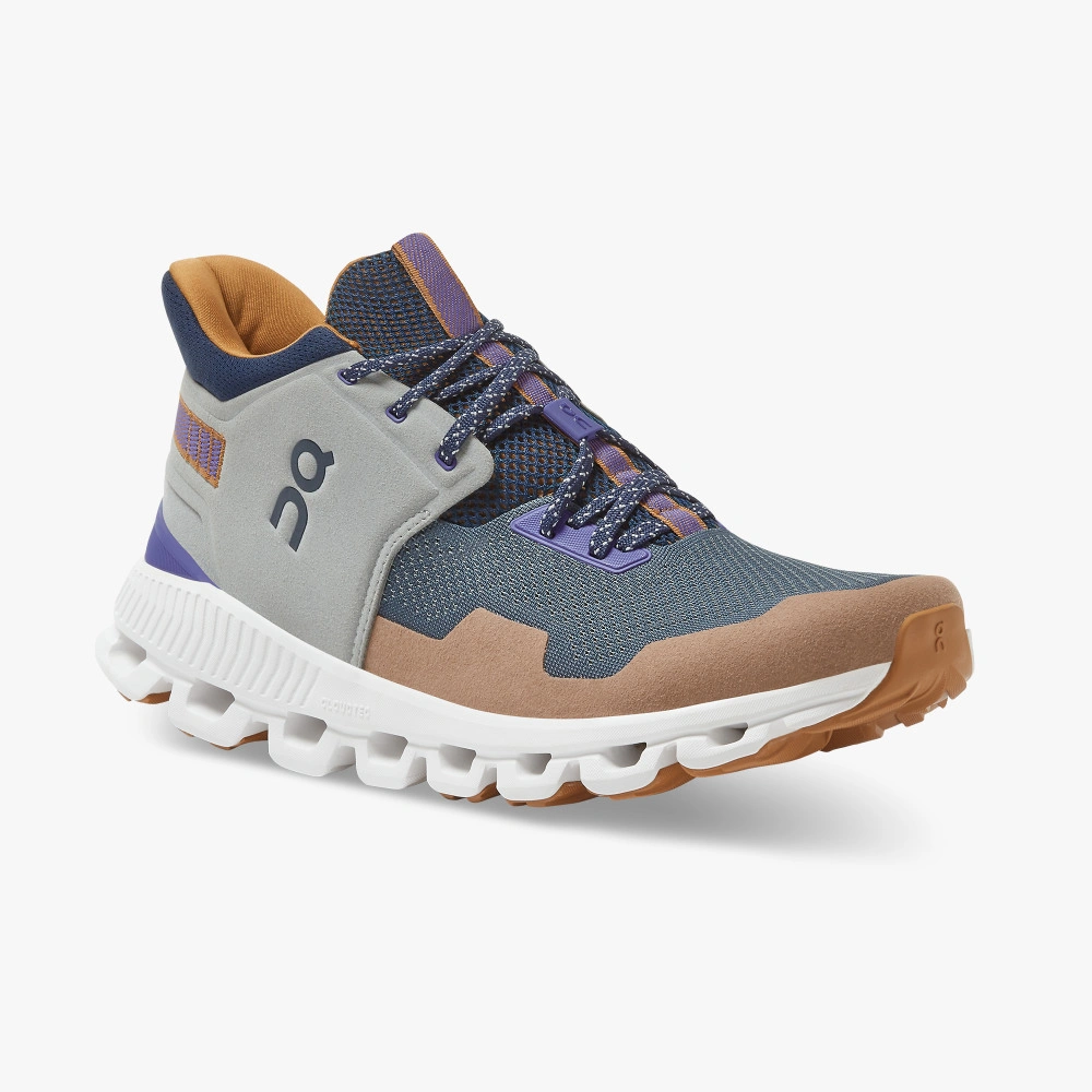 ¡Corre por el cielo! ON Cloud Hi Edge Sand/Brown: La fusión suiza de estilo y rendimiento en oferta especial.